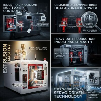 Variable Frequency Blow Molding Equipment for 10L Plastic Jars